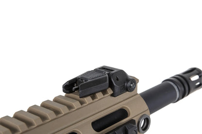 Specna Arms SA-FX01 FLEX™ Gen.2 BLDC™ HAL ETU™ ASG Karabiner – Halbbraun / Half-Tan (unter 0,5 Joule)