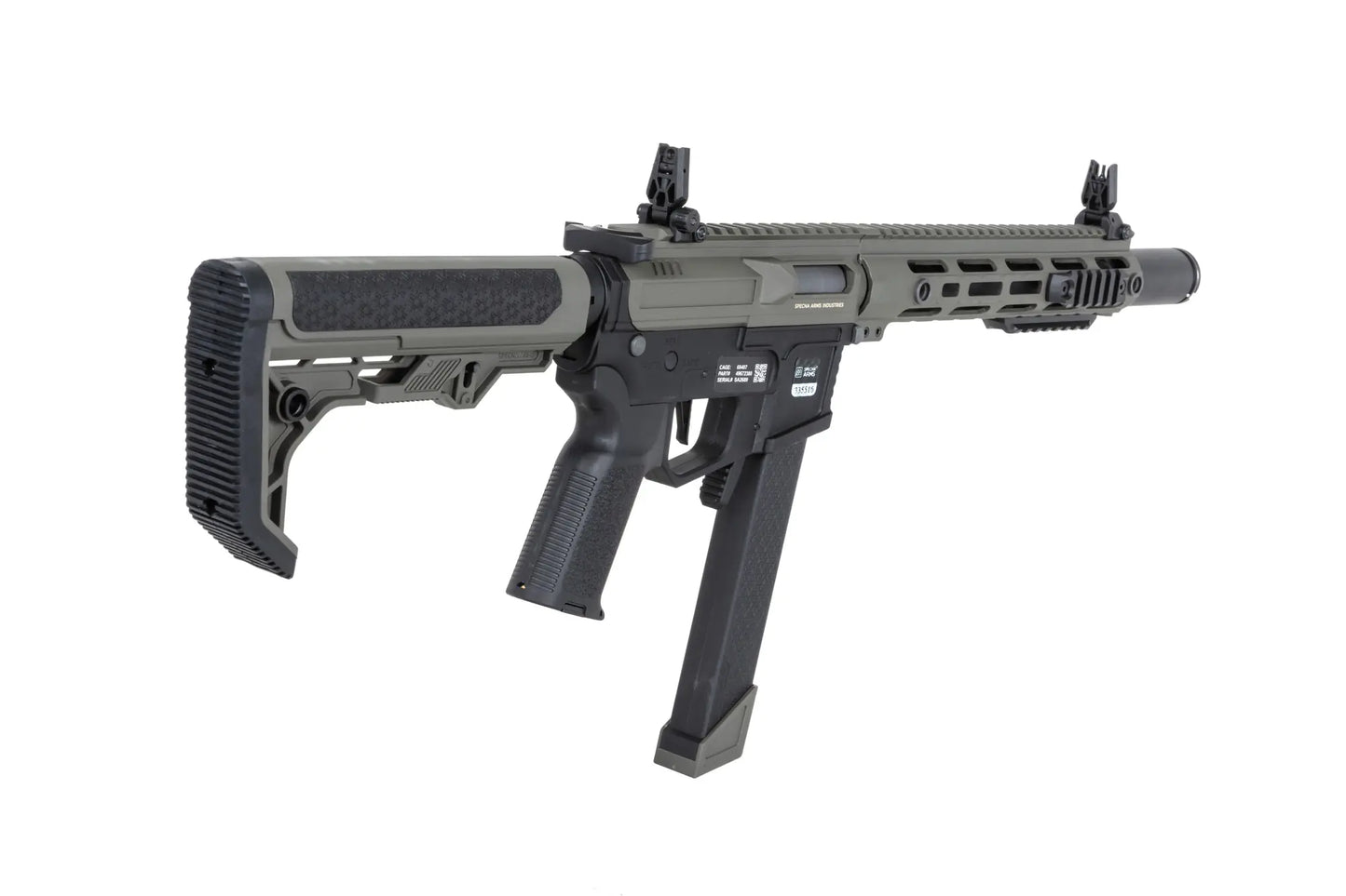 Specna Arms SA-FX02 FLEX™ Gen.2 BLDC™ HAL ETU™ ASG Karabiner – Olive (unter 0,5 Joule)