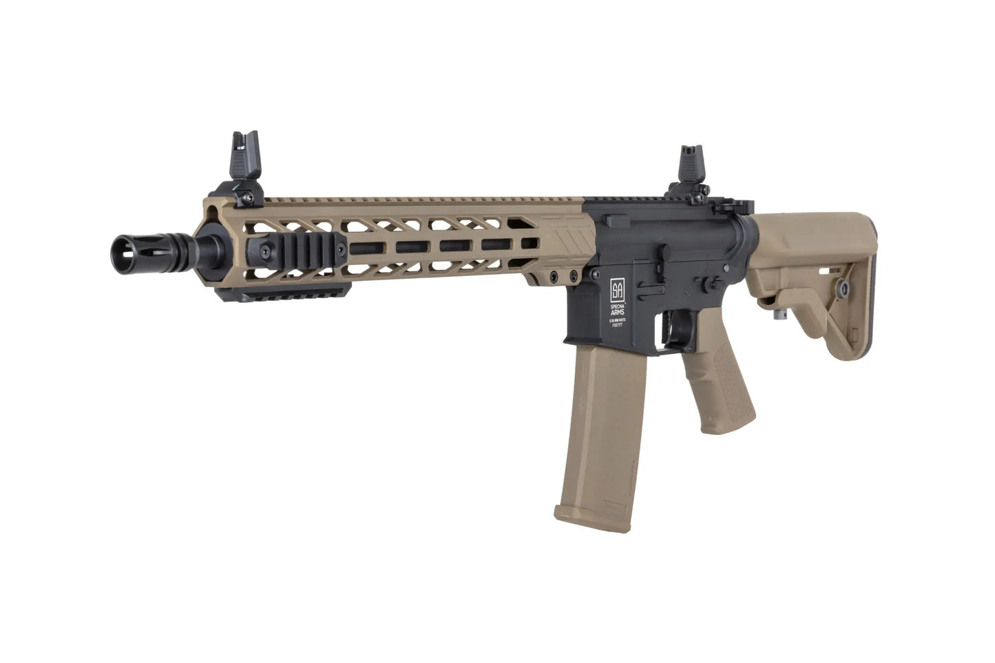 Specna Arms SA-F09 FLEX™ Gen.2 BLDC™ HAL ETU™ ASG Karabiner – Half-Tan (unter 0,5 Joule)