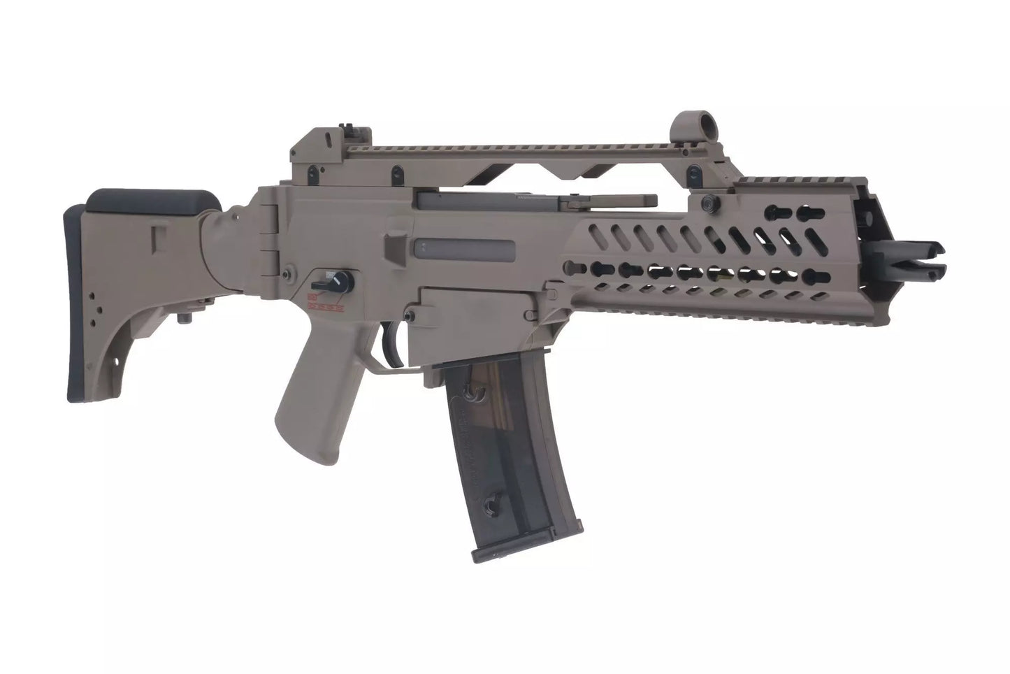Specna Arms SA-G11V KeyMod EBB Karabiner Nachbildung – Tan (unter 0,5 Joule)