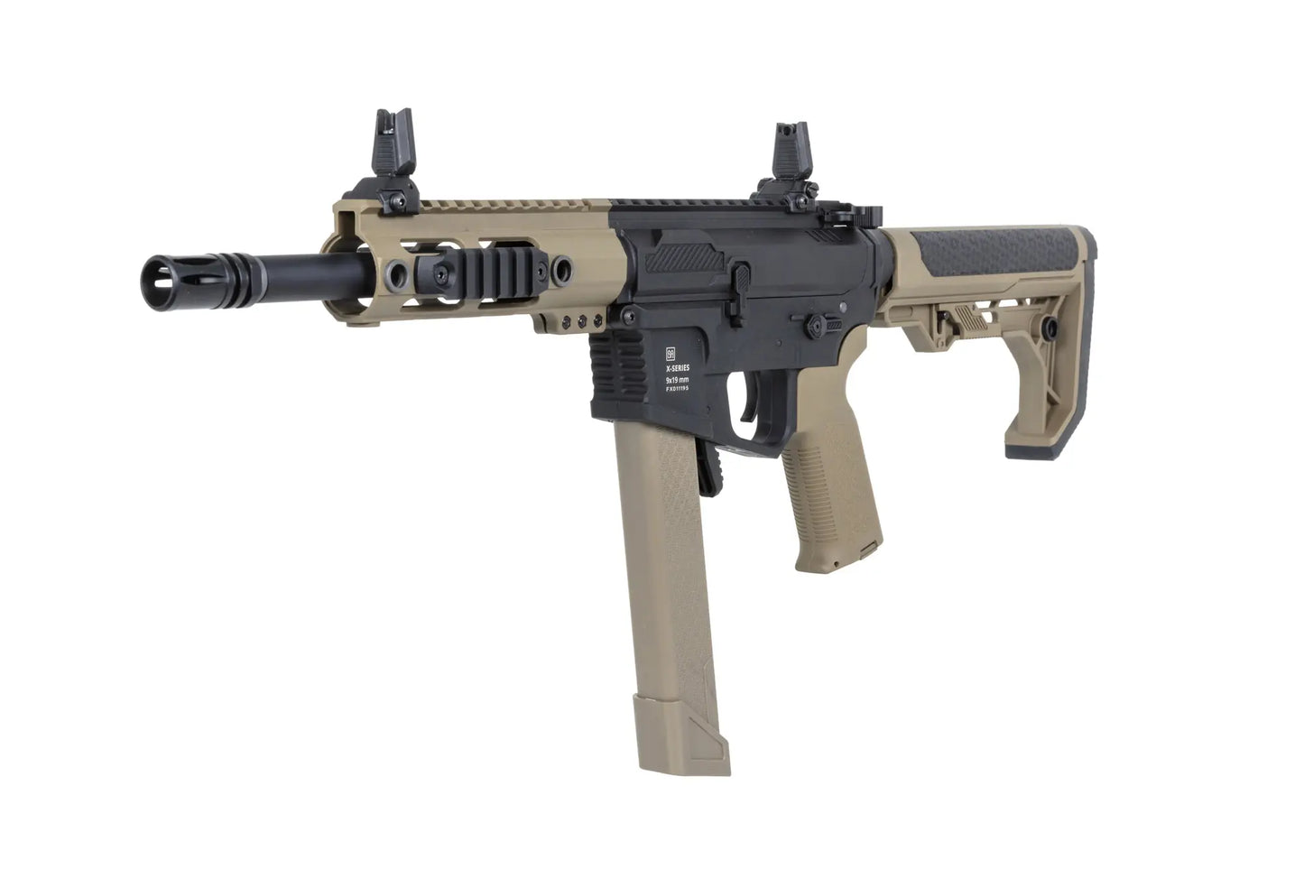 Specna Arms SA-FX01 FLEX™ Gen.2 GATE X-ASR ASG Karabiner – Halbbraun / Half-Tan (unter 0,5 Joule)