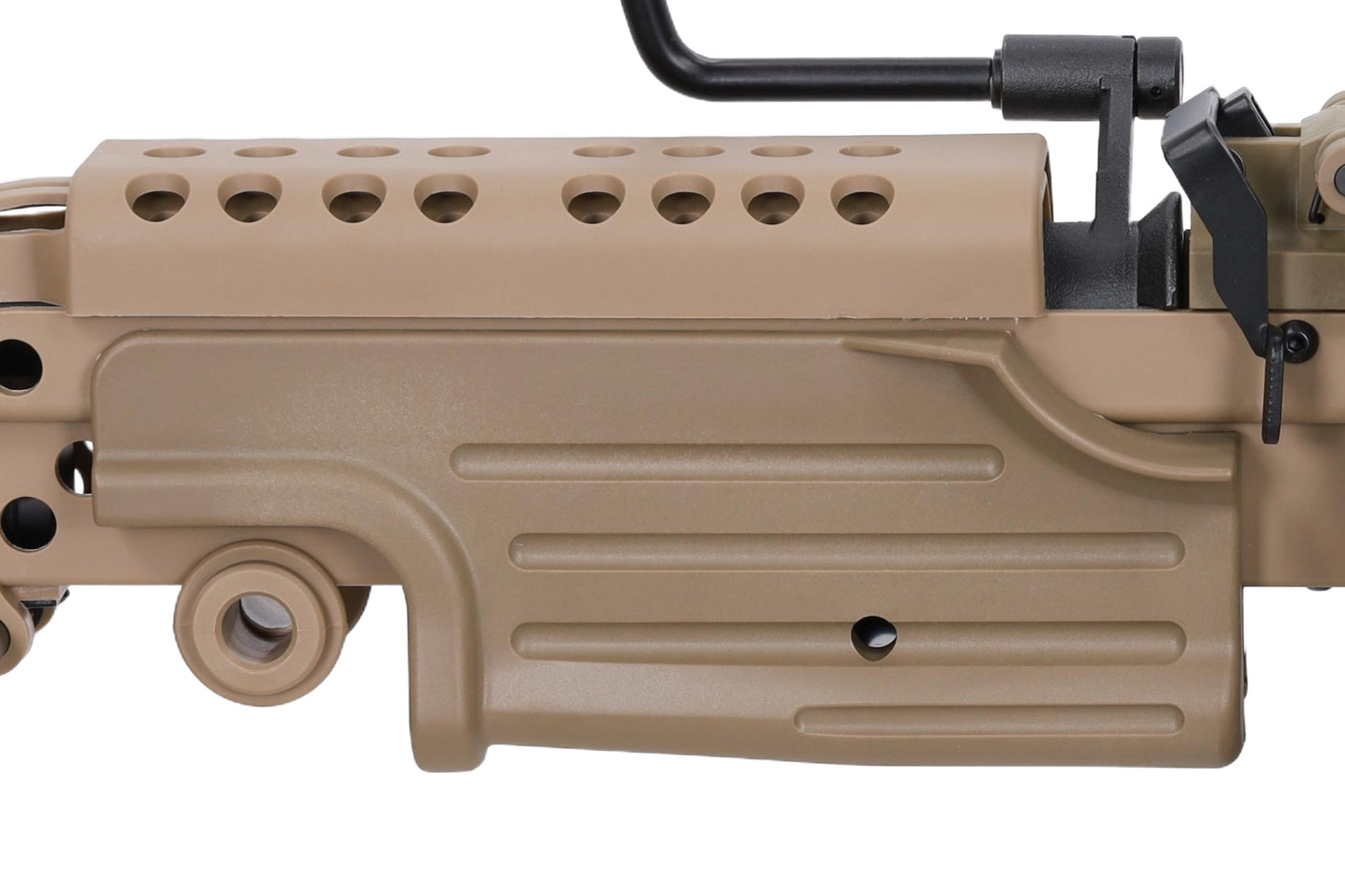 Specna Arms FN Herstal M249 MK2 CORE™ Maschinengewehr AEG – Hellbraun / Tan (unter 0,5 Joule)