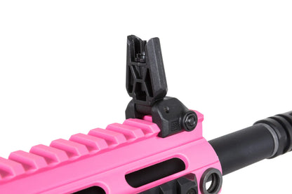 Specna Arms SA-FX01 FLEX™ Gen.2 BLDC™ HAL ETU™ ASG Karabiner 9" – Rosa (unter 0,5 Joule)
