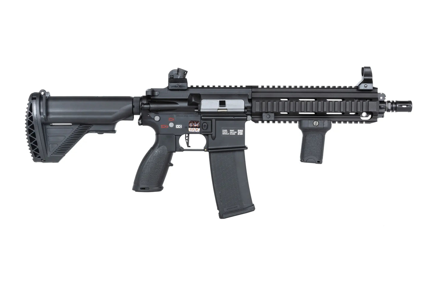 Specna Arms SA-PH20 PRIME™ BLDC™ Aster II ETU Karabiner – Schwarz (unter 0,5 Joule)