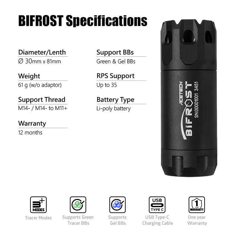 ACETECH BIFROST Tracer Unit
