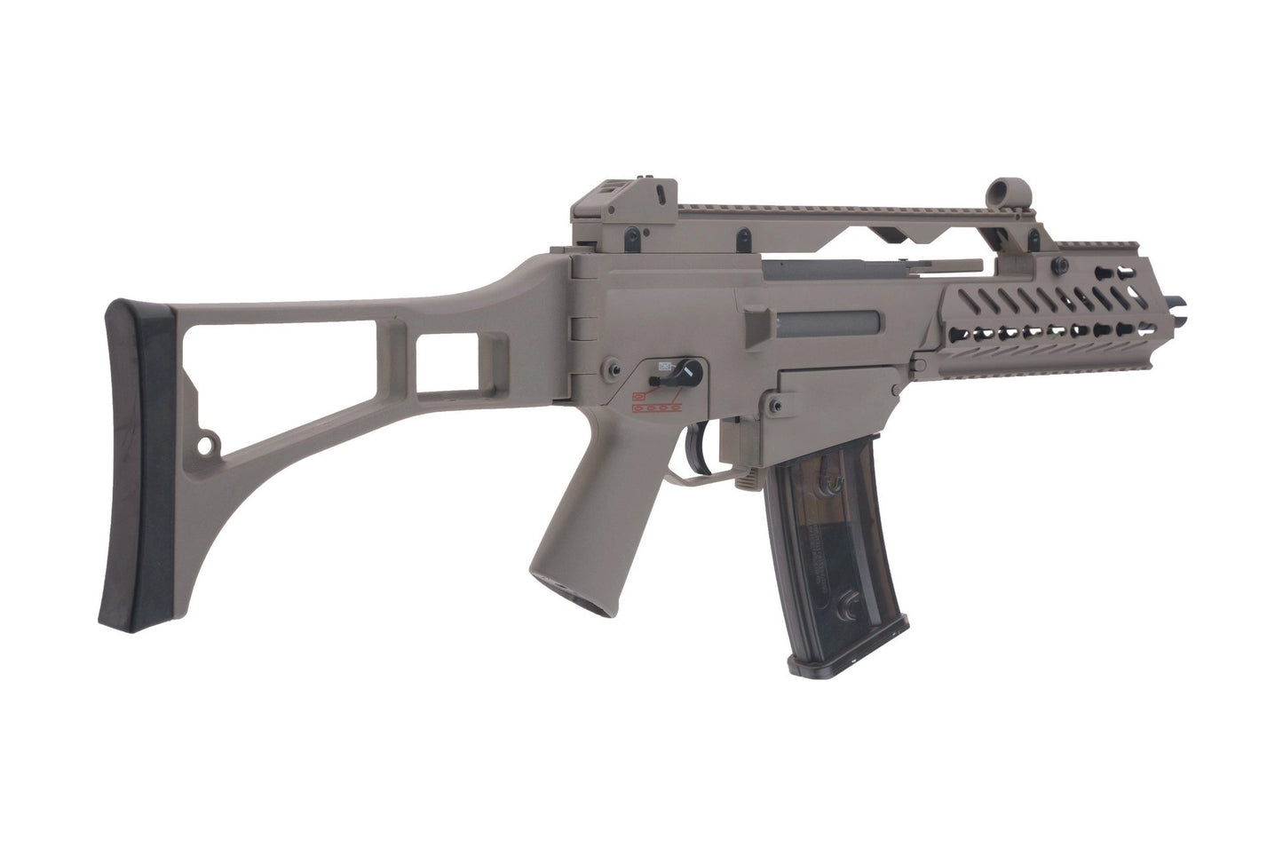 Specna Arms SA-G11 KeyMod EBB Karabiner Nachbildung – Tan (unter 0,5 Joule)