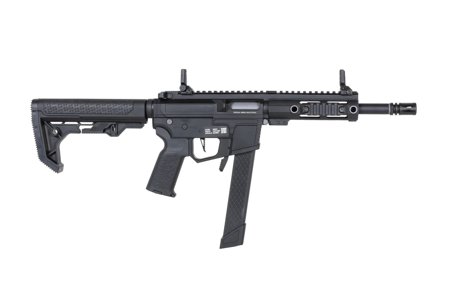 Specna Arms SA-FX01 FLEX™ Gen.2 BLDC™ HAL ETU™ ASG Karabiner – Schwarz (unter 0,5 Joule)