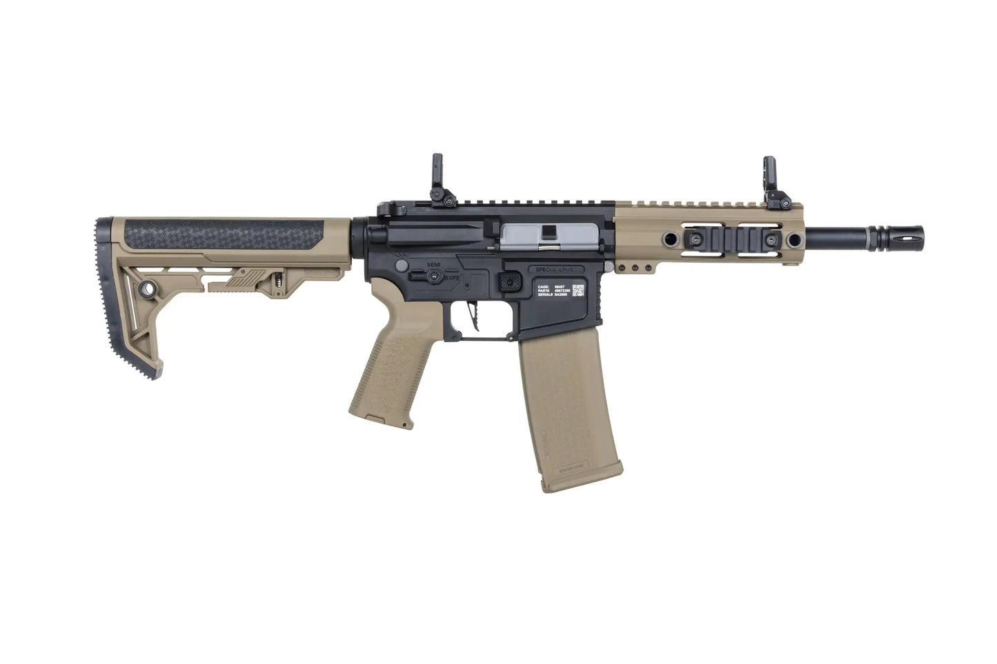 Specna Arms SA-F04-RL FLEX™ Gen.2 Light Ops / New Receiver HAL ETU™ ASG Karabiner – Half-Tan (unter 0,5 Joule)