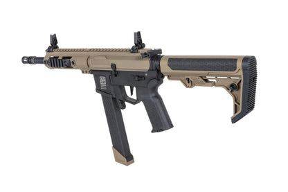 Specna Arms SA-FX01 FLEX™ Gen.2 BLDC™ HAL ETU™ ASG Karabiner – Halbbraun / Half-Tan (unter 0,5 Joule)