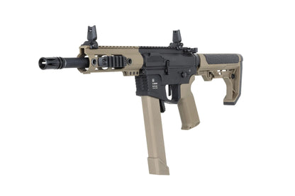 Specna Arms M4/AR15 SA-FX01 FLEX™ Gen.2 HAL ETU™ AEG-Sturmgewehr 9" – Halbbraun / Half-Tan (unter 0,5 Joule)