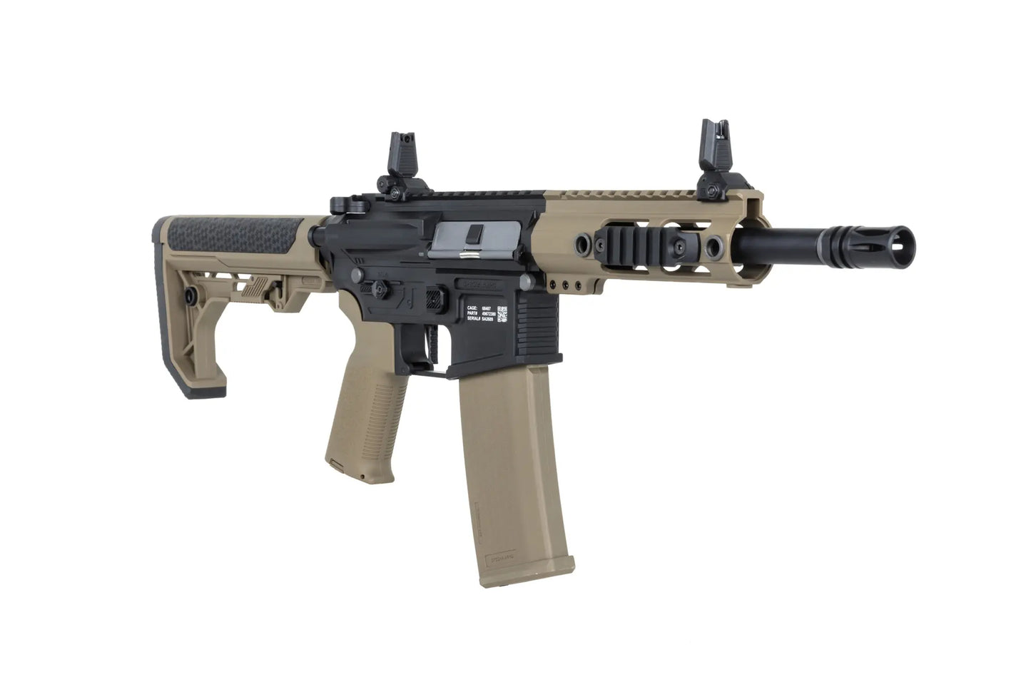 Specna Arms SA-F04-RL FLEX™ Gen.2 Light Ops / New Receiver HAL ETU™ ASG Karabiner – Half-Tan (unter 0,5 Joule)