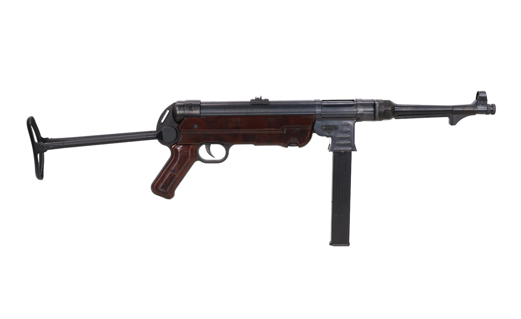 Specna Arms MP40 RETRO AEG Maschinenpistole inkl. GATE X-ASR – Braun ( 0,5 Joule)