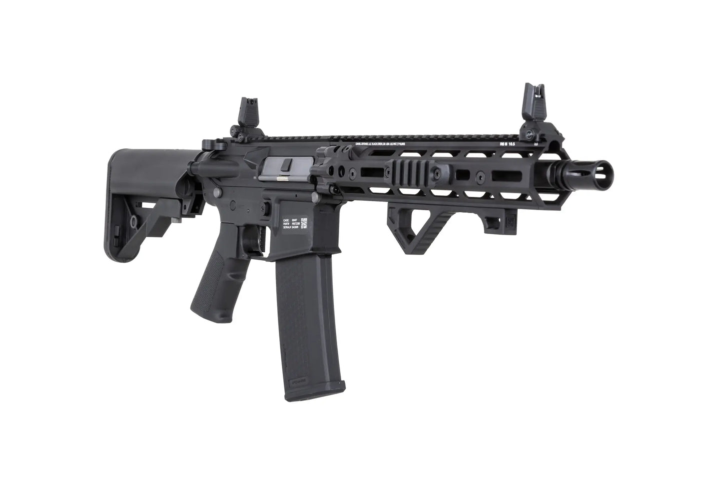 Specna Arms Daniel Defense® RIS III 10.5'' SA-C27 CORE™ Gen. 2 HAL™ ETU ASG Karabiner – Schwarz (unter 0,5 Joule)