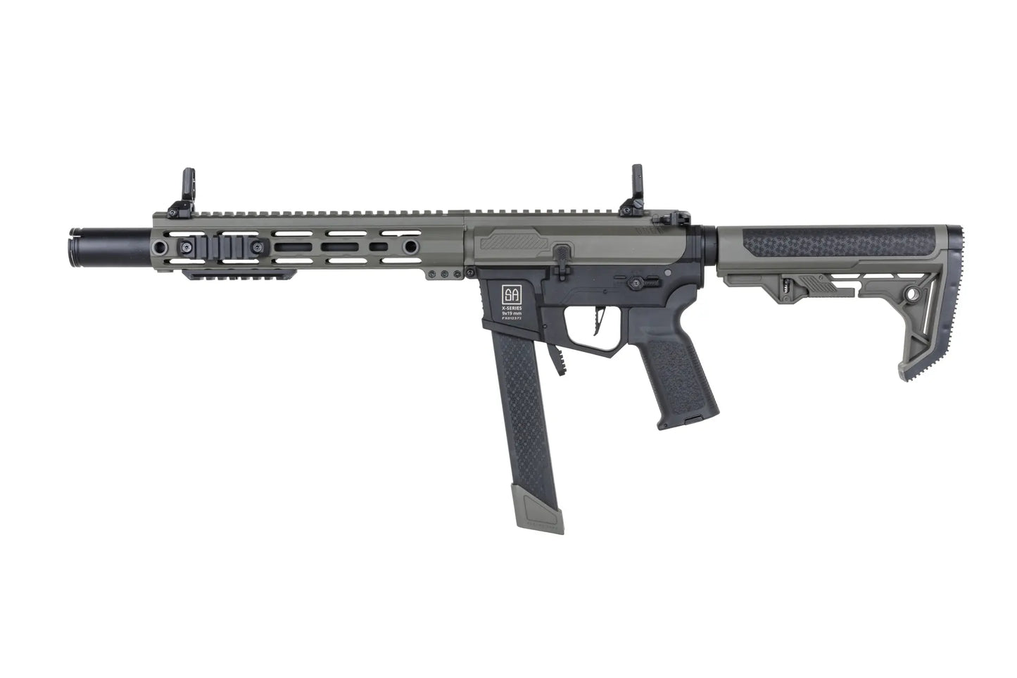 Specna Arms SA-FX02 FLEX™ Gen.2 BLDC™ HAL ETU™ ASG Karabiner – Olive (unter 0,5 Joule)