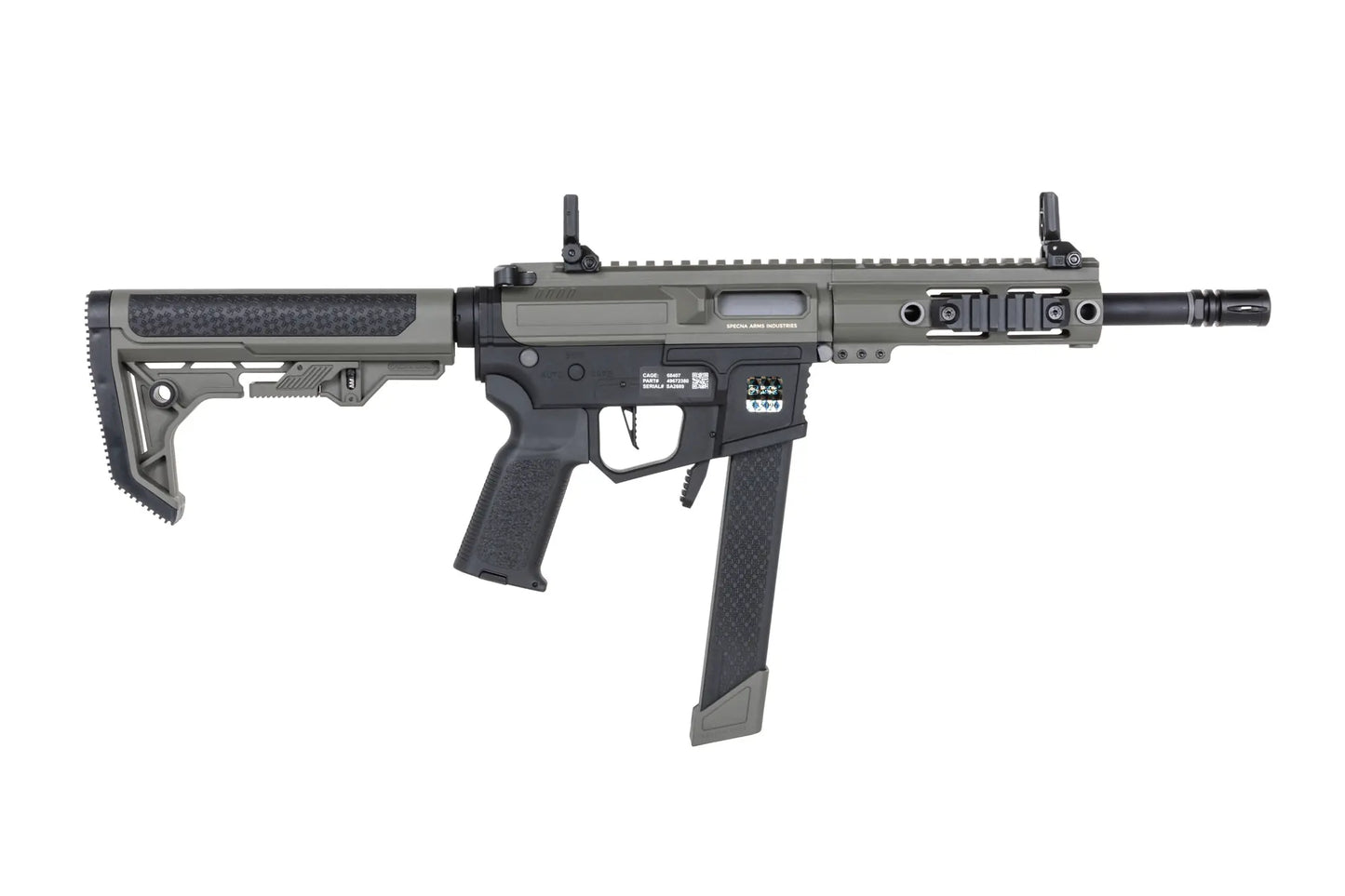 Specna Arms SA-FX01 FLEX™ Gen.2 BLDC™ HAL ETU™ ASG Karabiner – Olive (unter 0,5 Joule)