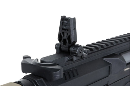 Specna Arms M4/AR15 SA-FX01 FLEX™ Gen.2 HAL ETU™ AEG-Sturmgewehr 9" – Halbbraun / Half-Tan (unter 0,5 Joule)