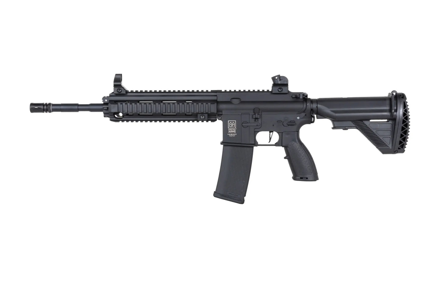 Specna Arms SA-FH07 FLEX™ Gen.2 BLDC™ HAL ETU™ ASG Karabiner – Schwarz (unter 0,5 Joule)