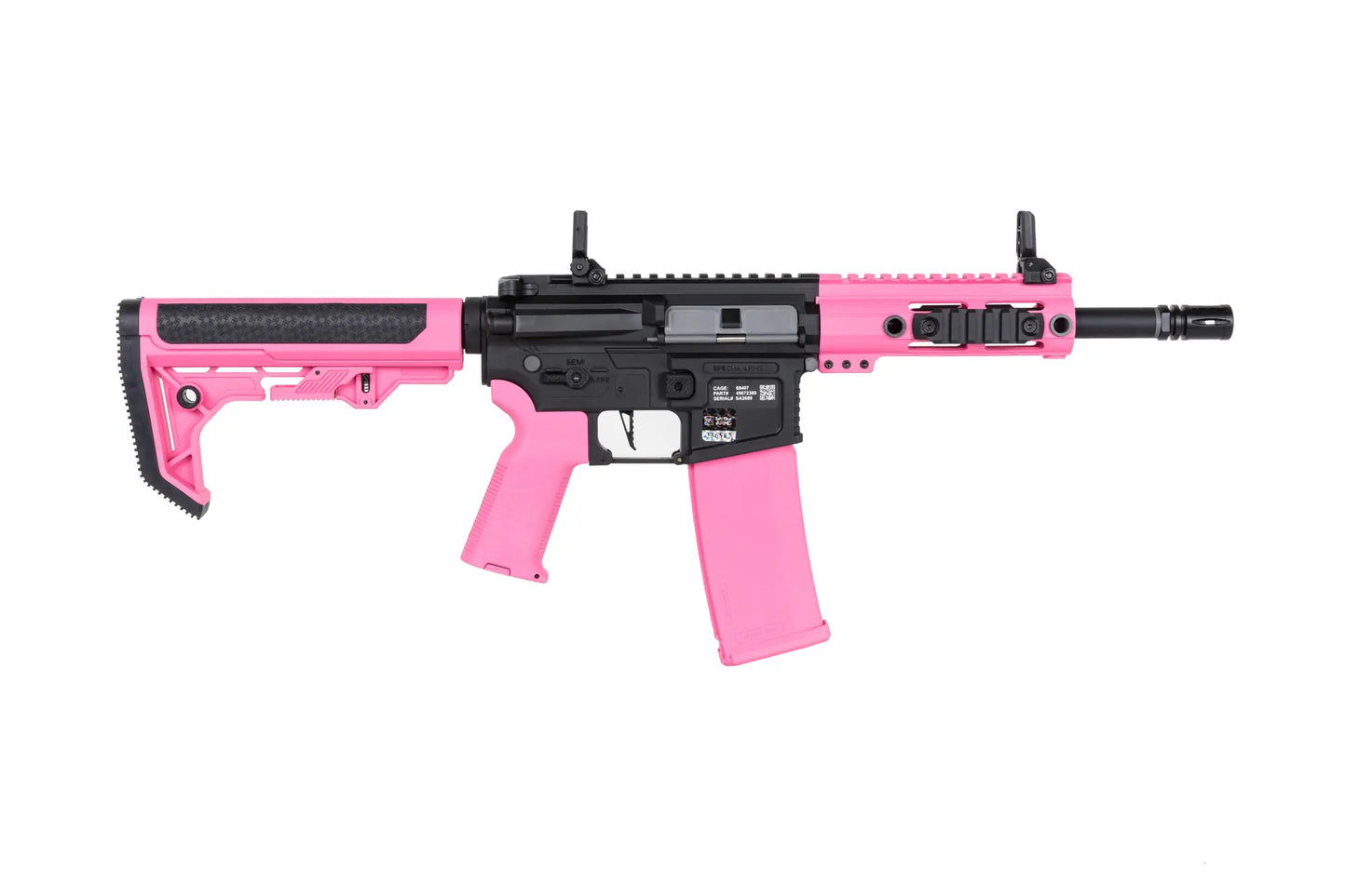 Specna Arms SA-F04-RL FLEX™ Gen.2 BLDC™ HAL ETU™ Light Ops / New Receiver ASG Karabiner – Pink (unter 0,5 Joule)