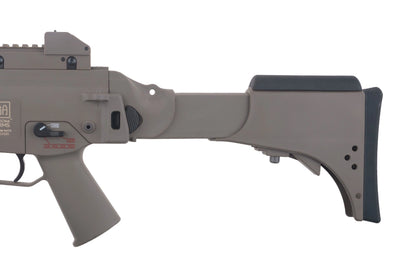 Specna Arms SA-G11V KeyMod EBB Karabiner Nachbildung – Tan (unter 0,5 Joule)