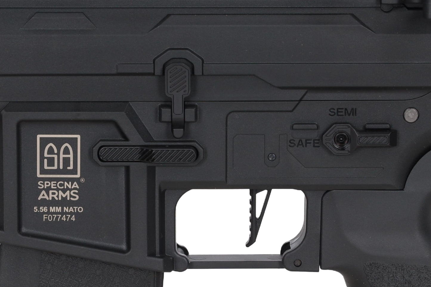 Specna Arms SA-F03 FLEX™ Gen.2 BLDC™ HAL ETU™ ASG Karabiner – Schwarz (unter 0,5 Joule)