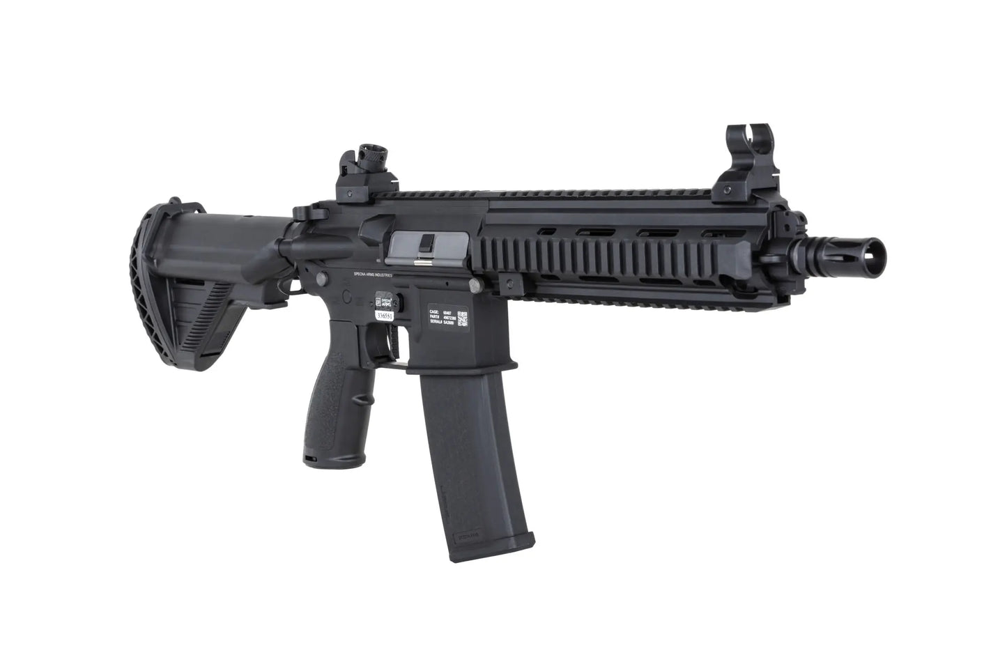 Specna Arms SA-FH06 FLEX™ Gen.2 BLDC™ HAL ETU™ ASG Karabiner – Schwarz (unter 0,5 Joule)