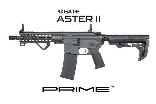 Specna Arms Rock River Arms SA-P17 Prime™ BLDC™ Aster II ETU Light Ops Karabiner – Grau (0,5 Joule)
