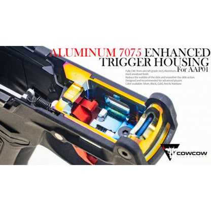 COWCOW Aluminum Enhanced Trigger Housing – AAP-01 (Red) – Speedairsoft