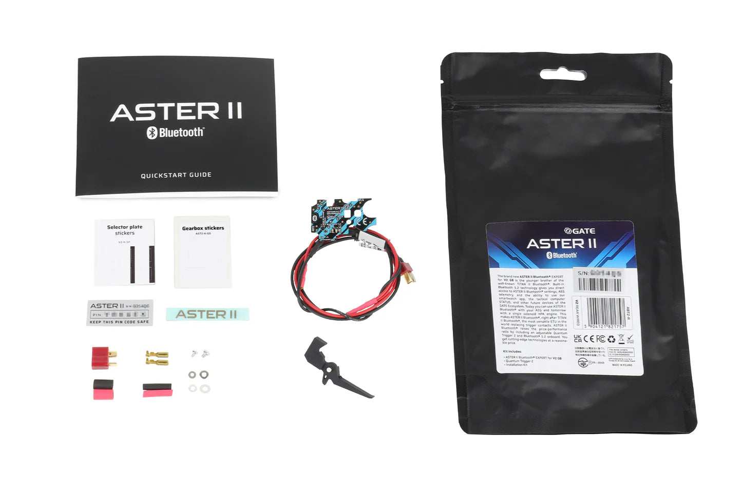 GATE ASTER II Bluetooth® EXPERT – V2 (Wired Rear / US-Version)