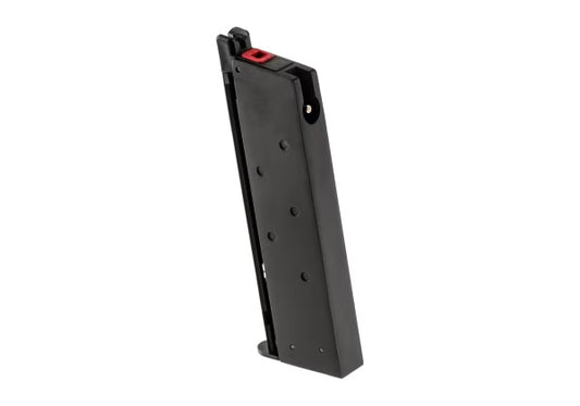AW Custom Magazin 1911 Single Stack GBB 15rds SCHWARZ