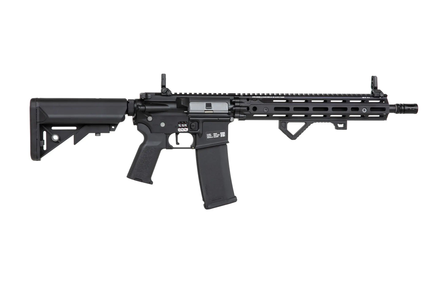 Airsoft rifle Specna Arms Daniel Defense® RIS III 12.5" SA-P28 Prime™ Kestrel™ ETU with brushless motor Black 0,5 Joule