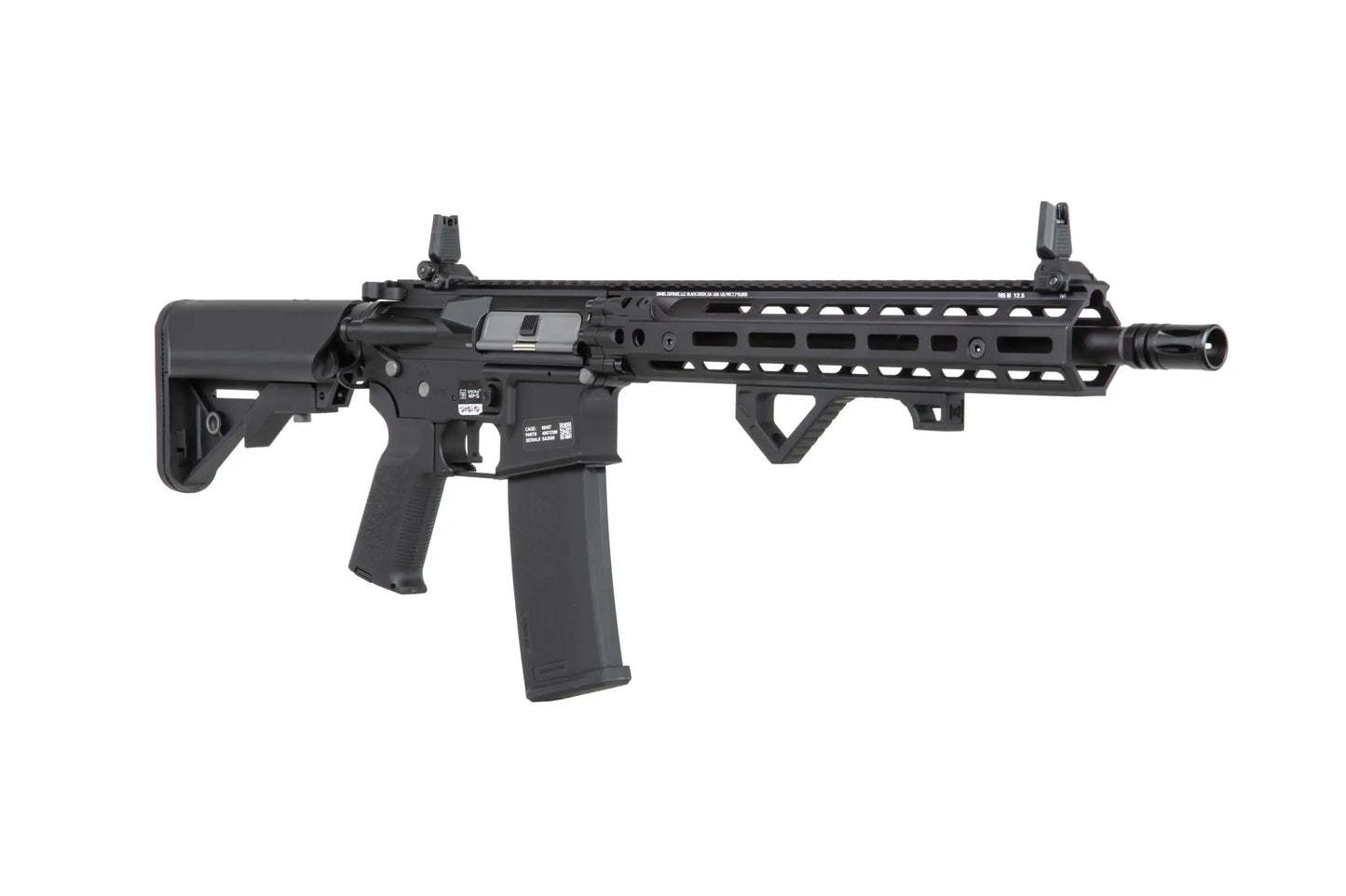 Airsoft rifle Specna Arms Daniel Defense® RIS III 12.5" SA-P28 Prime™ Kestrel™ ETU with brushless motor Black 0,5 Joule