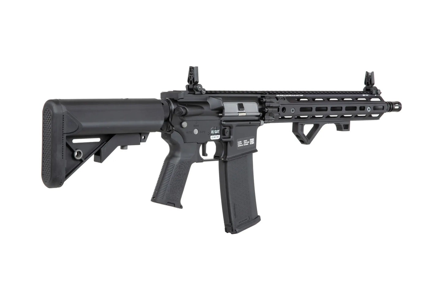 Airsoft rifle Specna Arms Daniel Defense® RIS III 12.5" SA-P28 Prime™ Kestrel™ ETU with brushless motor Black 0,5 Joule