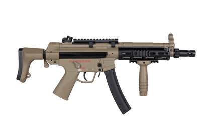 Airsoft submachine gun JG Works MP5-808 Tan 0,5 Joule