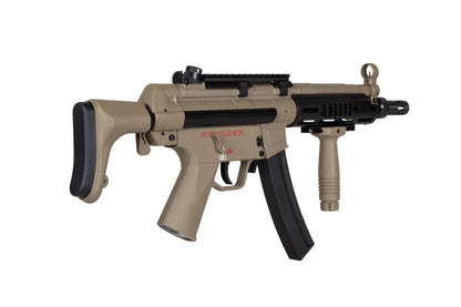 Airsoft submachine gun JG Works MP5-808 Tan 0,5 Joule