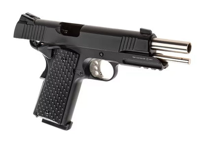 Army Armament M1911 Tactical Full Metal GBB Schwarz