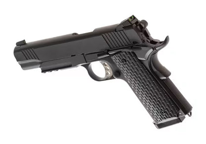 Army Armament M1911 Tactical Full Metal GBB Schwarz