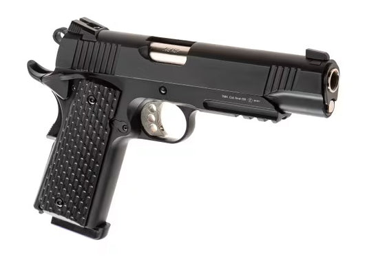 Army Armament M1911 Tactical Full Metal GBB Schwarz