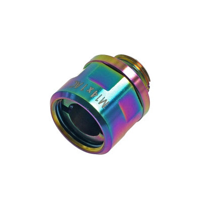 COWCOW 11mm CW to 14mm CCW Thread Adapter – Rainbow