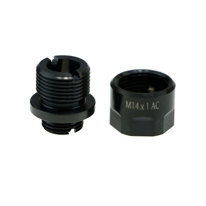 COWCOW 11mm CW to 14mm CCW Thread Adapter – Black