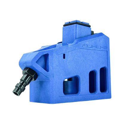 CTM Tactical HPA M4 Magazin Adapter – AAP-01 / G-Series (Blue / Silver)