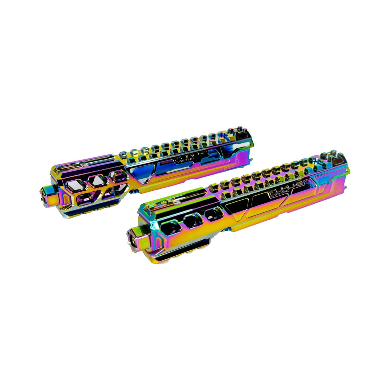 CTM tactical FUKU-2 CNC short normal upper set for AAP-01 - Electroplated Chameleon
