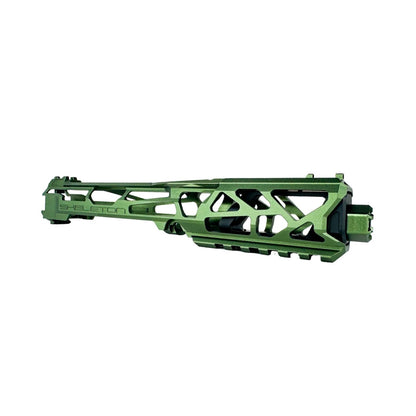 CTM FUKU-2 CNC Upper "Skeleton" – AAP-01 (Army Green / Silver)