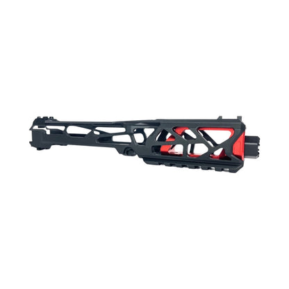 CTM FUKU-2 CNC Upper "Skeleton" – AAP-01 (Black / Red)