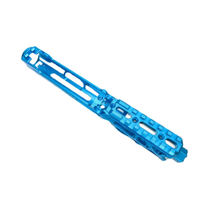 CTM FUKU-2 CNC Upper "Skeleton" – AAP-01 (Blue / Silver)