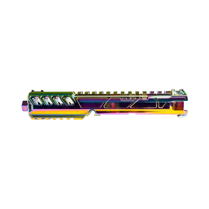 CTM FUKU-2 CNC Upper Set – Long Normal (Electroplated Rainbow)