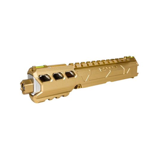 CTM tactical FUKU-2 CNC upper set - Long cut out for AAP-01 - Gold / Silver