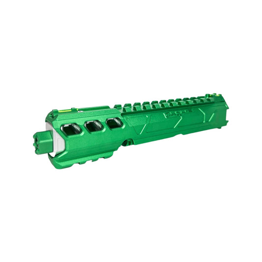 CTM tactical FUKU-2 CNC upper set - Long cut out for AAP-01 - Green / Silver