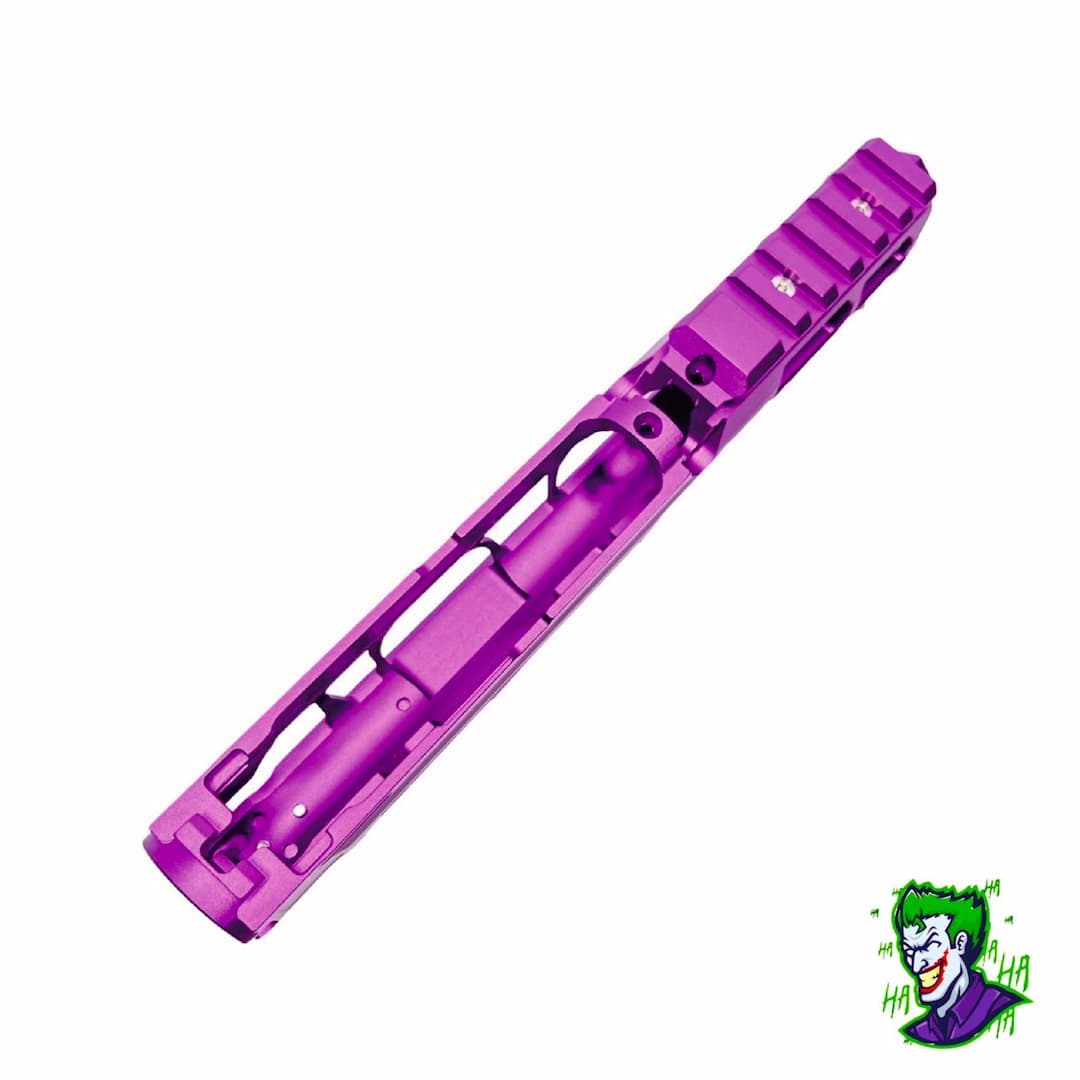 CTM tactical FUKU-2 CNC upper set - Long cut out for AAP-01 - Purple / Green