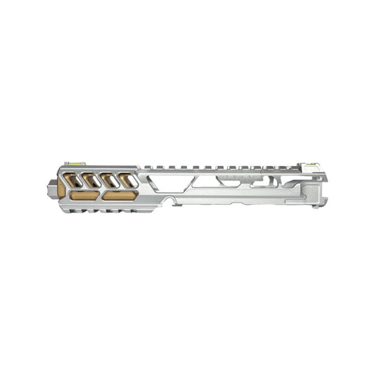 CTM tactical FUKU-2 CNC upper set - Long cut out for AAP-01 - Silver / Gold
