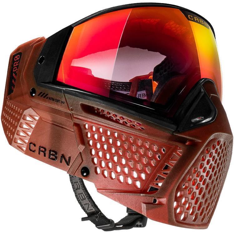 Carbon ZERO Pro V2 Paintball Thermal Maske – Blood